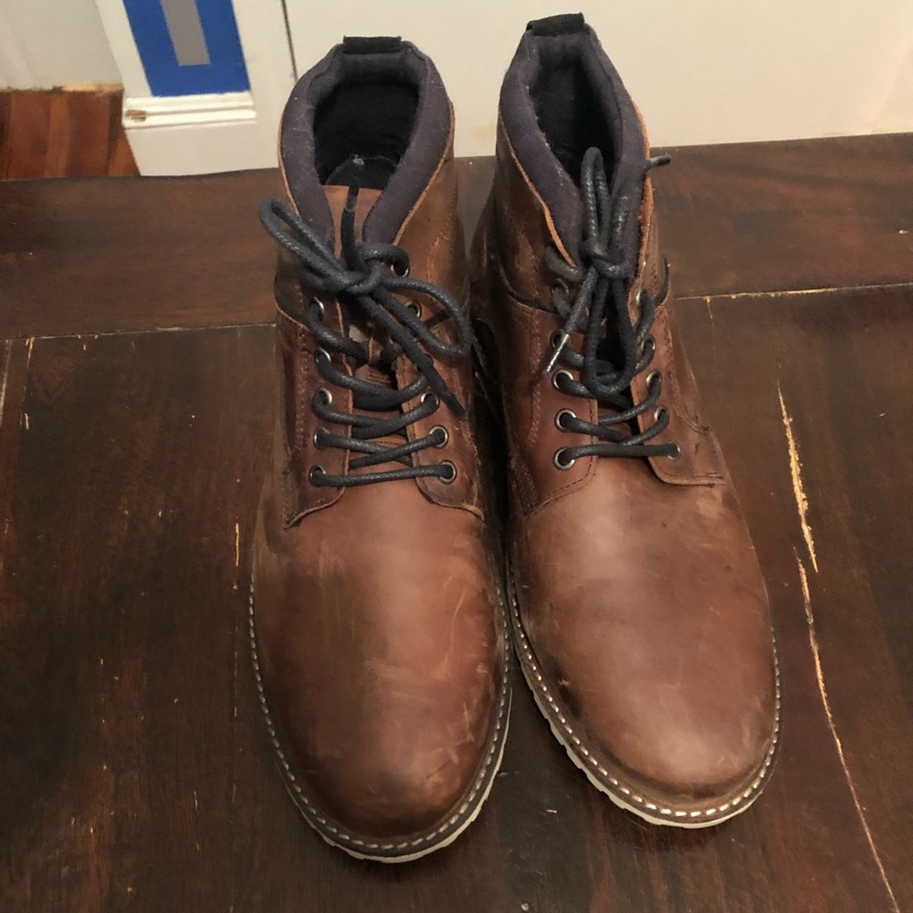 Bar 3 brown Leather Boots